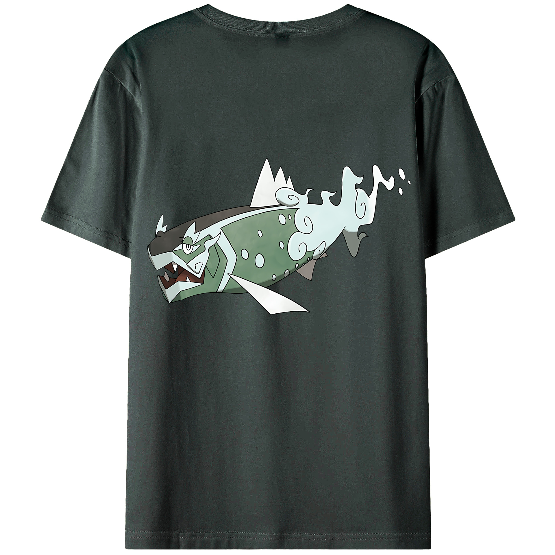 （画像用） ポケットモンスター Pokémon 綿100％ メンズ半袖Tシャツ（バックプリント） 通気性